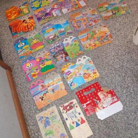 McDonald's Other - 90's McDonald's Happy Meal Boxes Lot (18)